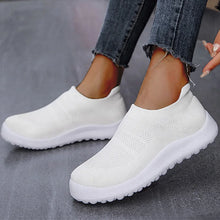 Laden Sie das Bild in den Galerie-Viewer, Women Shoes 2024 New Knitting Sock Flat Shoes White Sneakers Women Loafers Lightweight Casual Shoes Female Flats Sports Shoes