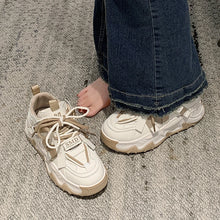 Cargar imagen en el visor de la galería, Women&#39;s Casual Skateboard Shoes Thick-soled Chunky Sneakers