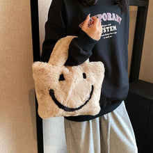 Load image into Gallery viewer, Fashion Tote Bag New Shoulder Bag Large Women&#39;s Autumn and Winter Plush Crossbody Bag a94