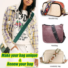 画像をギャラリービューアに読み込む, Crossbody Bags for Women Stylish Wide Strap Shoulder Bag PU Leather Daily Use Purses a30