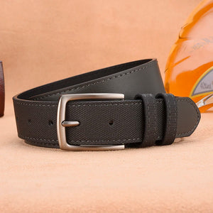 Classic PU Alloy Square Buckle Belt Fashion Business Leisure leather Belts