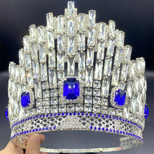 画像をギャラリービューアに読み込む, Luxury Beauty Pageant Crown Queen Baroque Crystal Full Crown Hair Jewelry y71