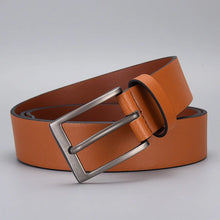Laden Sie das Bild in den Galerie-Viewer, Classic Men PU Leather Brown Belts Luxury Designer Pin Buckle Waist Strap Belt