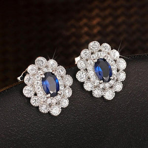 Fashion Zirconia Earrings Chic Teen Girls Ear Studs Jewelry Gift he02 - www.eufashionbags.com