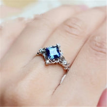 Load image into Gallery viewer, Princess Cubic Zirconia Rings for Women Wedding Engagement Anniversary Fashion Jewelry
