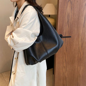 Large PU Leather Shoulder Bag for Women Fashion Designer Handbags Tote Bag Purse z28