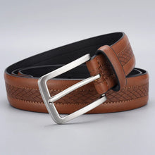 Carica l&#39;immagine nel visualizzatore di Gallery, Classic Vintage Emboss Pu Leather Belts For Men Brand Waist Male Strap Belt