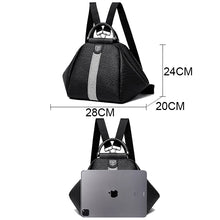 Carica l&#39;immagine nel visualizzatore di Gallery, Luxury Designer Brand Women&#39;s Backpacks Multi Functional And High Quality PU Backpack Girl&#39;s Travel SchoolBag Sac A Dos Knapsack