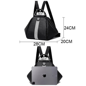 Luxury Designer Brand Women's Backpacks Multi Functional And High Quality PU Backpack Girl's Travel SchoolBag Sac A Dos Knapsack