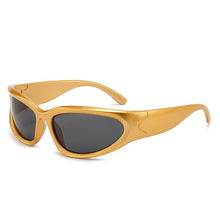 Charger l&#39;image dans la galerie, New Sports Punk Sunglasses Women Designer Square Goggle UV400 Colorful Mirror Eyewear - www.eufashionbags.com