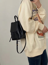 画像をギャラリービューアに読み込む, Small Retro Leather Backpack for Women Vintage Backpack Trendy School Bags z25