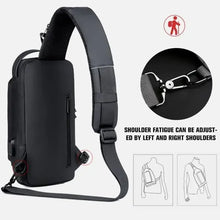Carica l&#39;immagine nel visualizzatore di Gallery, Men Anti Theft Chest Bag Shoulder Bags USB Charging Crossbody Package School Short Trip Messengers Bags a24