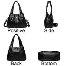 Carica l&#39;immagine nel visualizzatore di Gallery, Luxury Handbags Women Bags Designer Large Crossbody Bags For Women Shoulder Bag Real Leather Handbag Tote Bag