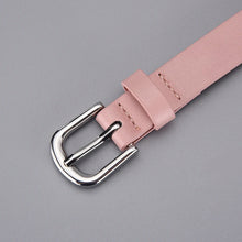 Cargar imagen en el visor de la galería, Fashion Women Pu Leather Dress Belt For Women Hollow Out Strap High Quality Trouser Pink Belts