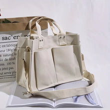 Cargar imagen en el visor de la galería, Large Women&#39;s Tote Bag Casual Canvas Shopping Crossbody School bags Shoulder Bag a23