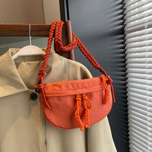 Cargar imagen en el visor de la galería, Casual Chest Bag Large Waist Pack Bag Canvas Shoulder Crossbody Bags q117