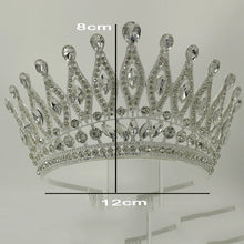 Carica l&#39;immagine nel visualizzatore di Gallery, Luxury Miss Universe Paraguay Crown Angola Wedding Tiara Hair Jewelry y99