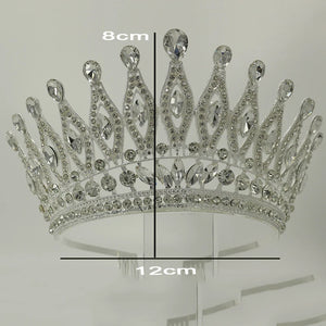 Luxury Miss Universe Paraguay Crown Angola Wedding Tiara Hair Jewelry y99