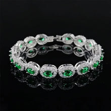 Load image into Gallery viewer, Luxury CZ Crystal Bracelet Bangle for Women Valentine&#39;s Day gift Jewelry n08