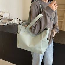 Charger l&#39;image dans la galerie, Y2K Solid Color Soft Cloth Design Shoulder Bags for Women 2024 Summer Fashion Big Shopper Shopping Handbags