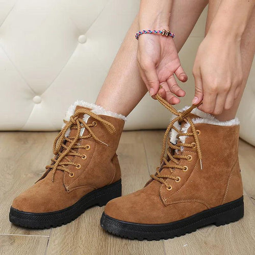Women Boots Korean Style Winter Boots For Women Ankle Boots m10 - www.eufashionbags.com
