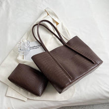 Load image into Gallery viewer, Large PU Leather Shoulder Bag for Women Winter Fashion Handbags Tote Purse l63 - www.eufashionbags.com