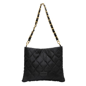 Trendy Fashion Soft Shoulder Bag for Women Chain Zipper Tote Purse z69