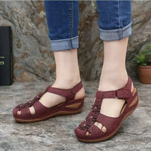 Load image into Gallery viewer, Women Sandals Plus Size 44 Wedges Shoes Woman Heels Sandals Chaussures Femme Soft Bottom Platform Sandals Gladiator Casual Shoes