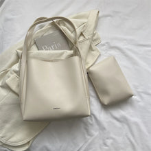 Laden Sie das Bild in den Galerie-Viewer, 2 PCS/SET Fashion Leather Tote Bag for Women Large Shoulder Bag z80