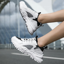 画像をギャラリービューアに読み込む, Women Lace Up Breathable Sneaker Mesh Platform Casual Round Toe Thick Sports Shoes x51