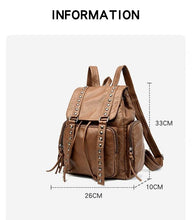 Load image into Gallery viewer, Fashion Rivets Backpacks for Women Travel Shoulder Bags n15 - www.eufashionbags.com