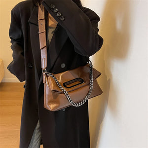 Chain Shoulder Bags for Women PU Leather Fashion Chain Handbags a126