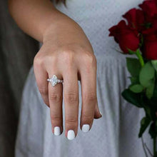 Laden Sie das Bild in den Galerie-Viewer, Fashion Marquise Cubic Zirconia Women Rings for Engagement Wedding Eternity Rings