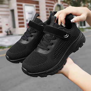 Women Breathable Mesh Hook Platform Shoes Couple Casual Sneakers for Men x55