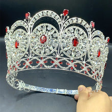 Load image into Gallery viewer, Luxury Wedding Hair Crown Rhinestone Diadem Pageant Tiara Hair Jewelry y80