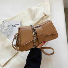 Laden Sie das Bild in den Galerie-Viewer, Luxury Handbag for Women New Multi Color Zipper PU Magnetic Buckle Shoulder Bag