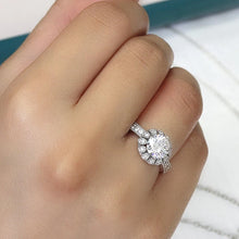 画像をギャラリービューアに読み込む, Newly Women Wedding Rings Cubic Zircon Gorgeous Engagement Rings for Lover