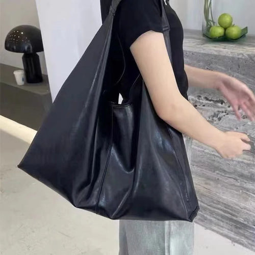 Soft PU Leather Handbag Luxury Hobo Shoulder Bag Clutch Casual Purse w136