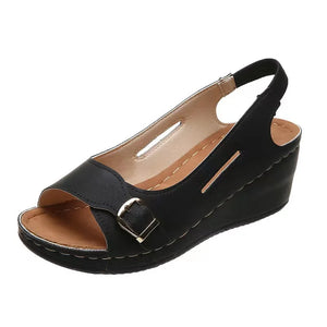 Summer Women Sandals Heels Sandalias Mujer Wedges Shoes h09