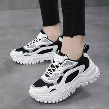 Load image into Gallery viewer, Women Platform Sneakers Breathable Shoes Plus Size 35-43 Casual Chunky Shoes
