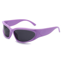 Laden Sie das Bild in den Galerie-Viewer, New Sports Punk Sunglasses Women Designer Square Goggle UV400 Colorful Mirror Eyewear - www.eufashionbags.com