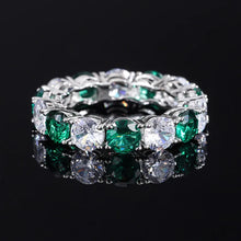 画像をギャラリービューアに読み込む, 925 Sterling Silver Trendy Vintage Ruby Gemstone Luxury Women Ring Jewelry Wedding Anniversary Gift 3mm x11