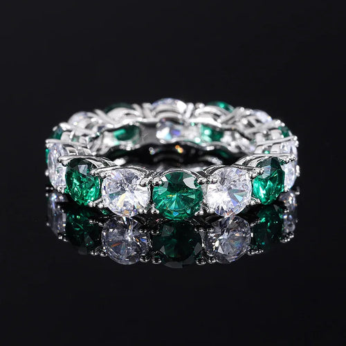 925 Sterling Silver Trendy Vintage Ruby Gemstone Luxury Women Ring Jewelry Wedding Anniversary Gift 3mm x11