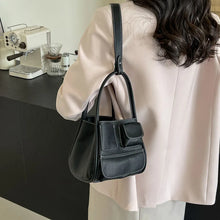 Load image into Gallery viewer, Double Pockets Small Shoulder Bags for Women 2024 Y2K Designer Fashion Handbags and Purses Leather Crossbody Bag