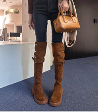 Load image into Gallery viewer, Fashion Slip On Long Boots Winter Women Over the Knee High Boots Shoes h03