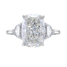 Laden Sie das Bild in den Galerie-Viewer, 925 Silver 9*13mm White G High Carbon Diamond Rings for Women Wedding Fine Jewelry Gifts x09