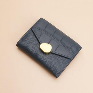 Genuine Leather Women Wallet Long envelope Clutch Purse n35 - www.eufashionbags.com