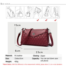 Load image into Gallery viewer, Luxury High Quality PU Leather Shoulder Bag New Solid Color Women Underarm Bags Fashion Crossbody Bag Sac