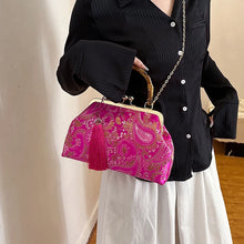 Charger l&#39;image dans la galerie, New Evening Bag Wedding Shoulder Crossbody Bag for Woman Fashion Travel Retro Purse a146
