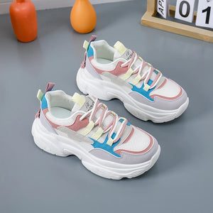 Women's Platform Sneakers Breathable Mesh Casual Sports Shoes x45